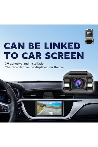Hd Dash Cam Arabası Usb Adas Dvr Çift Lensli Kamera Videosu Android Için Özel Single Lens None