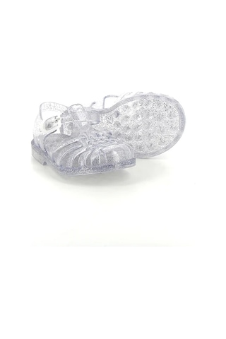 Meduse Sun Argent Pailette - Şeffaf Kız Çocuk Sandalet