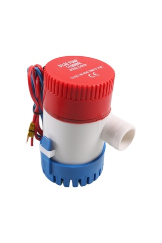 12v-1100gph Tekne / Rv Siyah Drenaj Borulu Sintine Karter Su Pompası