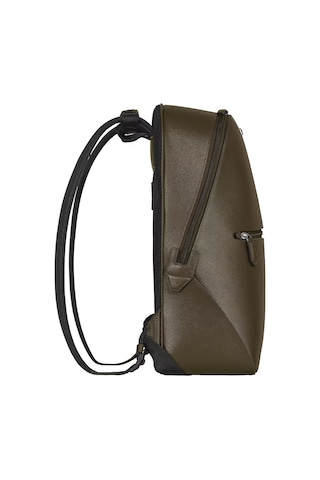 Montblanc Sartorial Deri Küçük Sırt Çantası 221544 Haki