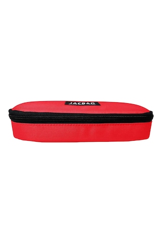 Jacbag Oval Medium Mercan Pembe Kız Çocuk Kalem Çantası Çok Renkli
