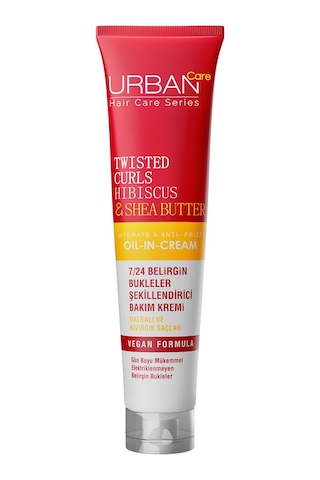 Twisted Curls Hibiscus & Shea Butter Durulanmayan Bakım Kremi 175 Ml