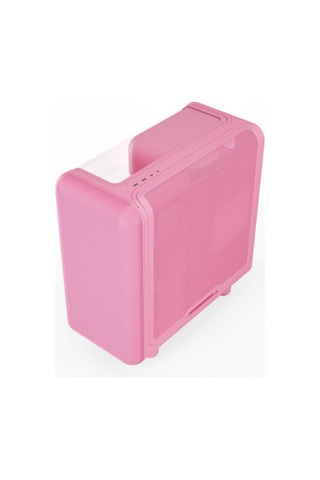 X50 Strawberry Milk Temperli Cam Usb 3.2 Atx Mid Tower Gaming Kasa Cs-hyte-x50g-sm
