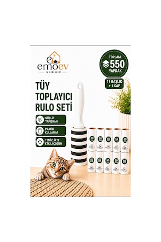 Tüy Toplayıcı Rulo Seti Mega Boy 11 Başlık / Toplam 550 Yaprak - Yüksek Yapışkanlı Kedi Köpek Tüyü, Koltuk Ve Kıyafet Temizleme Rulosu Tüy Toplayıcı Rulo Seti Mega Boy 11 Başlık / Toplam 550 Yaprak - Yüksek Yapışkanlı Kedi Köpek Tüyü, Koltuk Ve Kıyafet Temizleme Rulosu