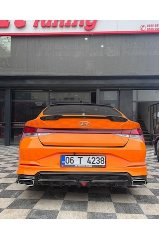hyundai elentra (2021...) arka tampon eki---fibersan tuning