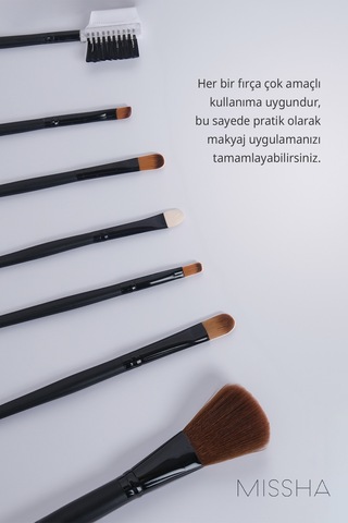 Missha Profesyonel Makyaj Fırçası Seti + Özel Kılıf