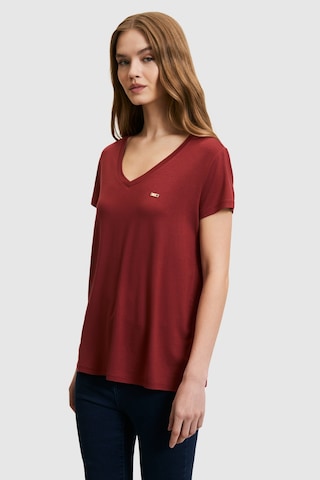 U.S. Polo Assn. U.s. Polo Assn. Kadın Vişne Tişört Basic 50323448-vr223