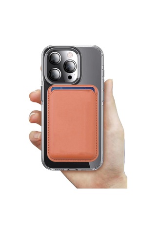 Joko Apple Uyumlu iPhone 15 Pro Max Kılıf Crystal Magsafe Kapak - Şeffaf Çok Renkli