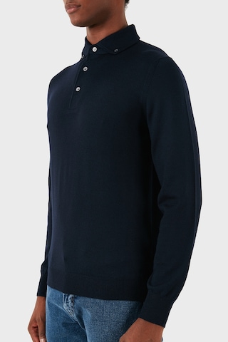 Gran Sasso Erkek Polo Yaka Sweat 57163 14293 598 Lacivert