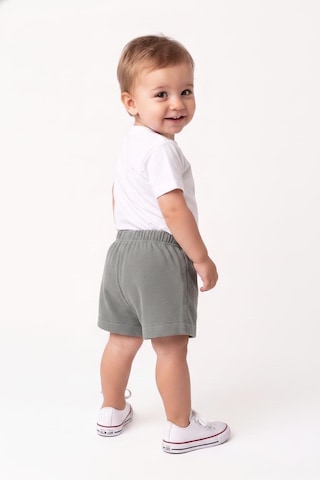 MiaBaby Bebek Müslin Şort Taş