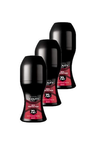 Avon OnDuty Max Protection Erkek Rollon 3 x 50 ML