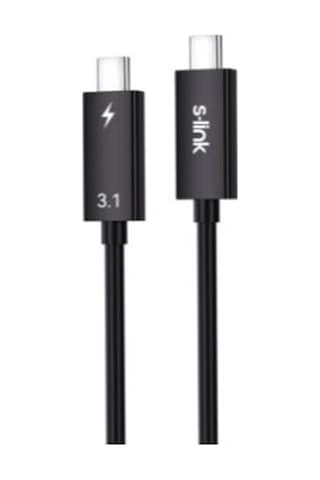 S-link Sl-tc302 Thunderbolt 3.0 2m 4k 60hz Pd100w Typec To Typec 40gbps Hızlı Data Kablosu Kdo