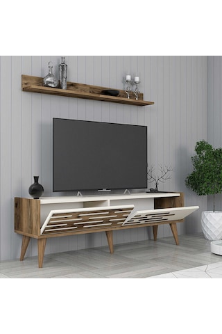Variant Valensiya 140cm Tv Ünitesi - Ceviz / Krem