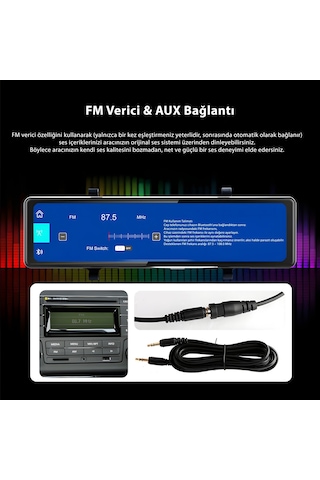 Araç Kamerası C3 Carplay Android Multimedya 4k Ön Ve Arka Kamera