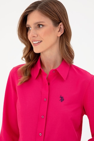 U.s. Polo Assn. Kadın Fuşya Gömlek Basic 50297002-vr023 Fuşya