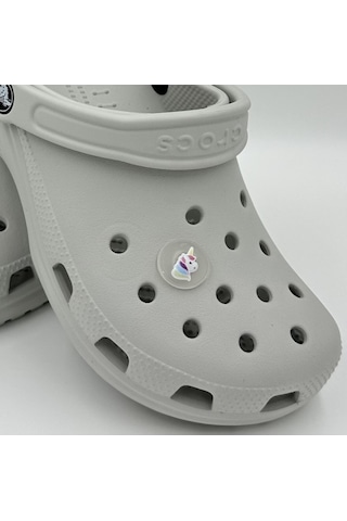 Crocs Terlik Süsü Ve Aksesuarı , Çanta Süsü Renkli Jibbitz Dijital Unicorn 01 Görselli Figür Aksesuarı Mavi-pembe-beyaz