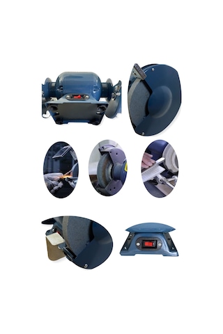 Stilmax 200Mm 650 Watt Bakır Taş Motoru Bileme Çark Taşı
