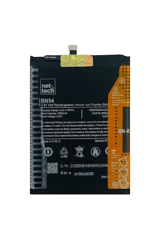 Teknonet Xiaomi Redmi 9t Uyumlu Nettech Bn62 6000 Mah Batarya - Siyah