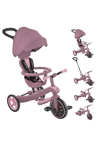 Globber Explorer 4in1 Trike Bisiklet Ecologic Açık Pembe