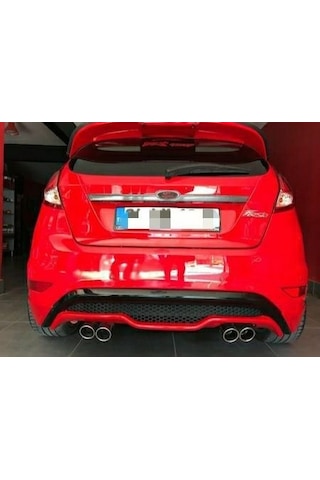 Ford Fiesta St Arka Difüzör 2009/2016 - Mat Siyah STR-180