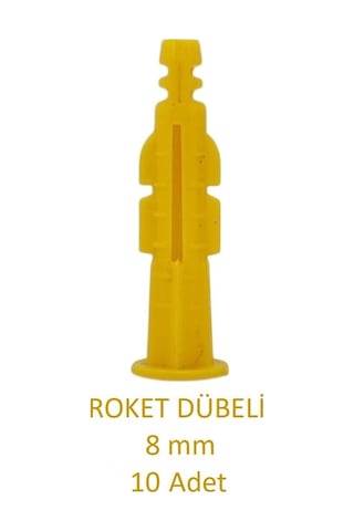 Roket Dübeli 08mm 10 Adet