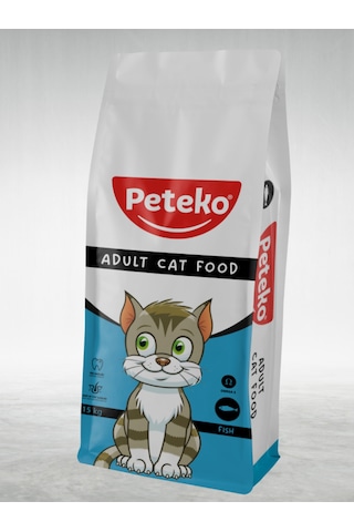 Yetişkin Kedi Kuru Maması Balıklı 15 Kg