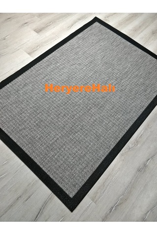 Foneks Halı Loris Yeni Nesil Yumuşak Sisal Halı L106sıyah-120x180