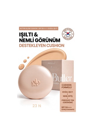 Glo Butter Mesh Cushion/ışıltı Ve Nemli Görünüm Destekleyen Cushıon No.23