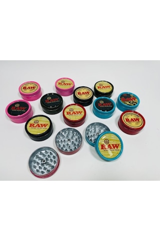 Raw 2Parça Full Metal Tutun Parçalıyıcı Grinder