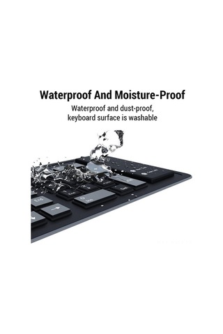 Dancemonkey Taşınabilir Klavye - Sessiz, Su Geçirmez, 103 Tuşlu, Siyah, Usb, Laptop/pc İçin