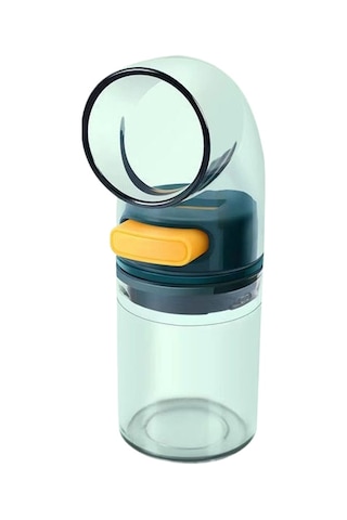 Kantitatif Kontrol Tuz Tankı Kontrol Baharat Kutusu Baharat Kutusu Ev Mutfak Baharat Şişesi Tuz Serpin 2pcs Koyu Yeşil