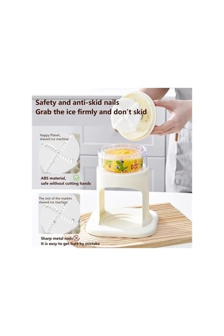 Ulzyvf Buz Kırıcı Ev Buz Yapım Mak. Kaymaz El Beyaz, Küçük Ve Pratik Beyaz