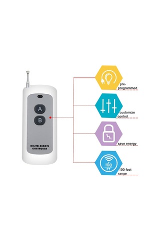 Homyl Evrensel Kablosuz Uzaktan Kumanda Anahtarı Verici Dc 12v 90x35x10mm