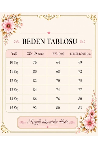 Erkut Kız Çocuk Siyah Krep Kumaş Pul İşlemeli Askılı Kalp Yaka Abiye Elbise Elbise 10-15 Yaş