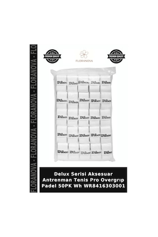 Delux Serisi Aksesuar Antrenman Tenis Pro Overgrıp Padel 50pk Wh Wr8416303001 Beyaz