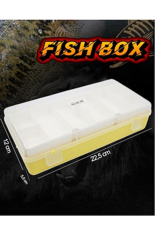 Rapala Kutusu Jig Yem Kutusu Lrf Kutusu 22.5x12x5.5 Sarı