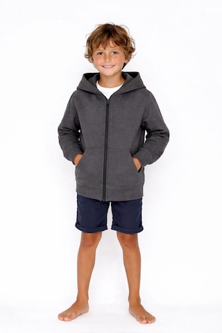 Coupon Çocuk Fermuarlı Kapüşonlu Sweatshirt Vizon