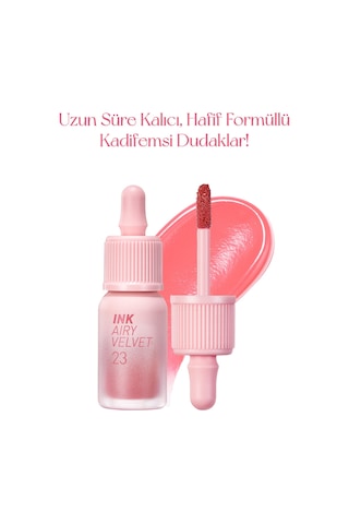 Peripera Ink Airy Velvet Ruj 23 In The Peachlight