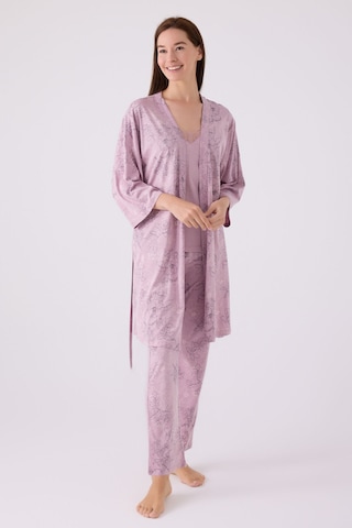 Pierre Cardin Kadın Mor 3lü Pijama Takımı Pc8875-s-v1 Mor