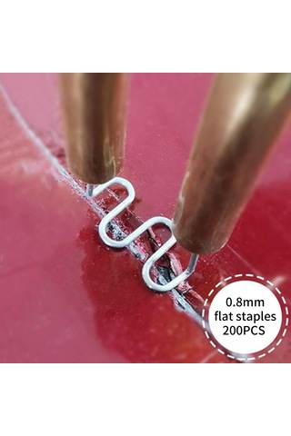 Ranyeek 1600 Adet 8 Farklı Tip Otomobil Tampon Plastik Tamir Kaynak Çivi, Paslanmaz Çelik, Plastik Parça Kırık Tamiri İçin Çivi Seti