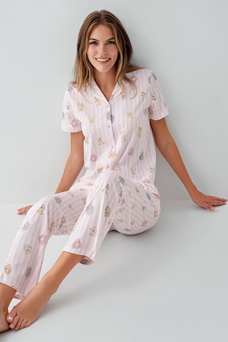Rolypoly Kadın Pembe Gömlek Pijama Rp3809-s-v1 Pembe