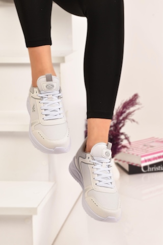 Unisex Spor Ayakkabı Sneaker Beyaz