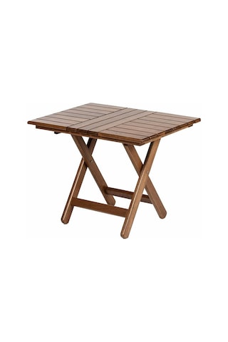 Atina 50X70 Katlanır Ahşap Bahçe Balkon Sehpası