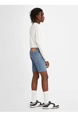Levi's 412 Slim Fit Likrakı Esnek Kumaş Erkek Şort Mavi