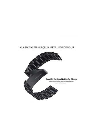 Huawei Watch Gt Gt2 Gt2 Pro Classic Çelik Metal Kordon 46 Mm