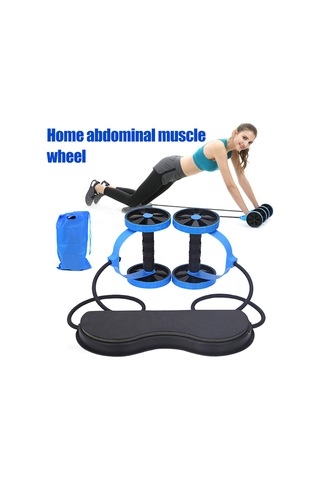 Karın Kas Direnci Çekme Halat Mavi/yeşil Fitness Direnç Bandı Ev Eğitimi Egzersiz Çok Renkli