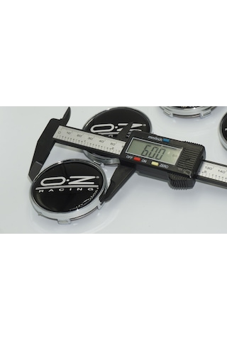 Oz Racing Jant Göbeği Kapak Seti 60mm Beyaz Gümüş