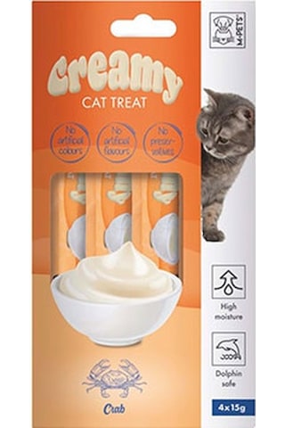 M-pets Yengeçli Krema Kedi Ödül Maması 4x15 Gr 244-30039.01