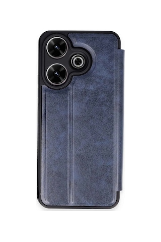 Newface Xiaomi Redmi 13 4g Kılıf Flip Cover Semeglbl - 56 - Lacivert
