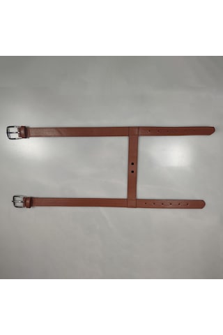 Homyl Piknik Battaniyesi Taşıma Askısı Ayarlanabilir Saplı Kahverengi